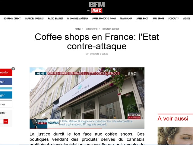 Capture ecran bfmtv