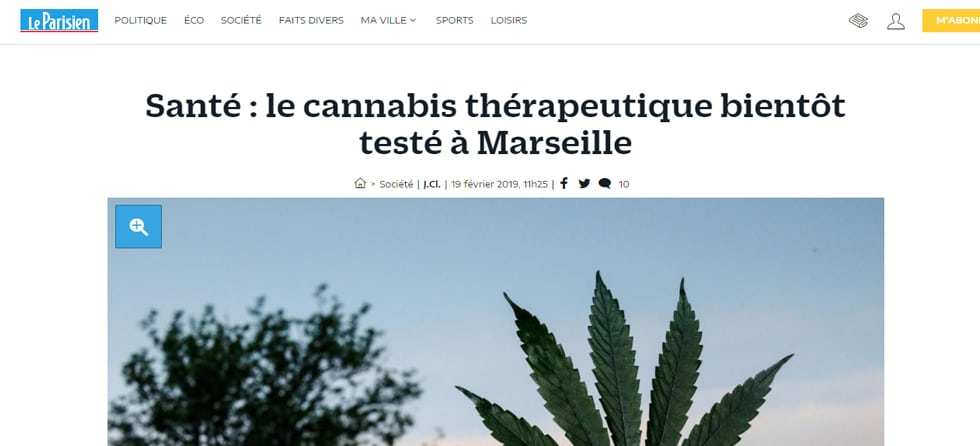 le cannabis thérapeutique bientot testé à Marseille