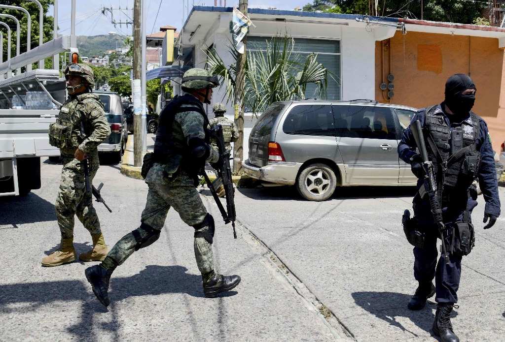 Armée et police Mexicaines 