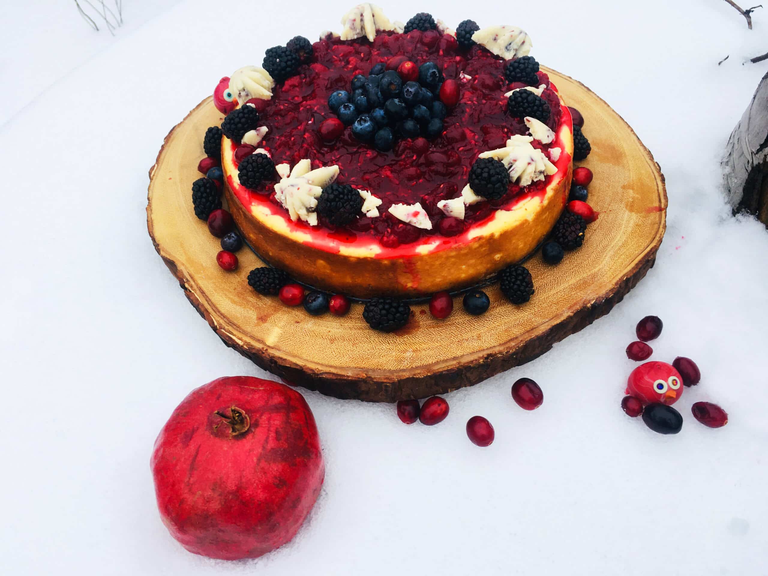 Cheesecake fruits rouges Linotte