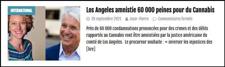 a lire sur le cannabiste amnistie