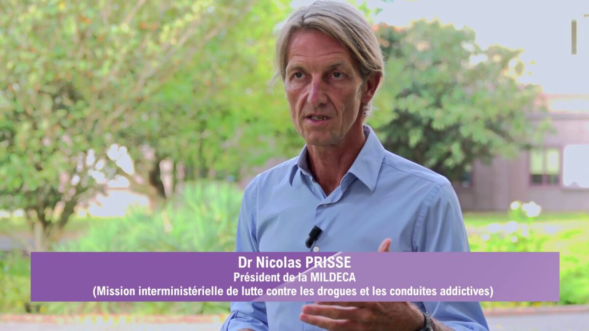 Nicolas Prisse, le directeur de la Mildeca aujourd'hui - Image capture Dailymotion - Tous droits réservés
