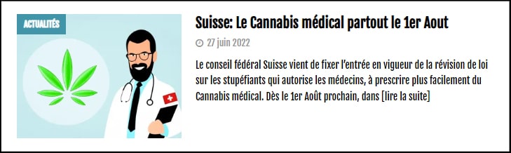a lire sur le cannabiste suisse
