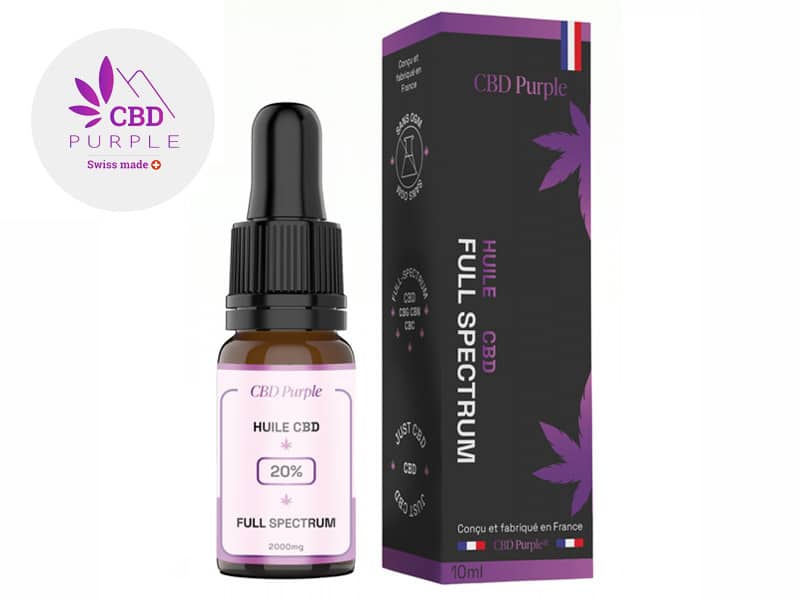 Huile CBD 20% 10ml (CBD Purple)