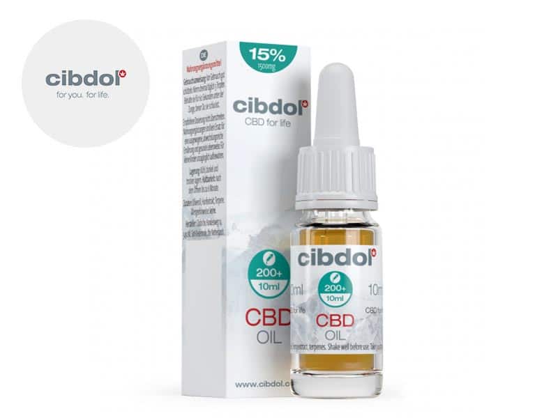 Huile CBD 15% 10ml (Cibdol)