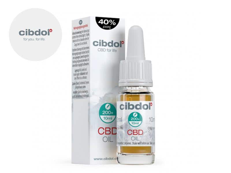 Huile CBD 40% 10ml (Cibdol)