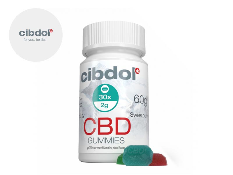 Bonbons Gélifiés 10 % CBD (Cibdol)