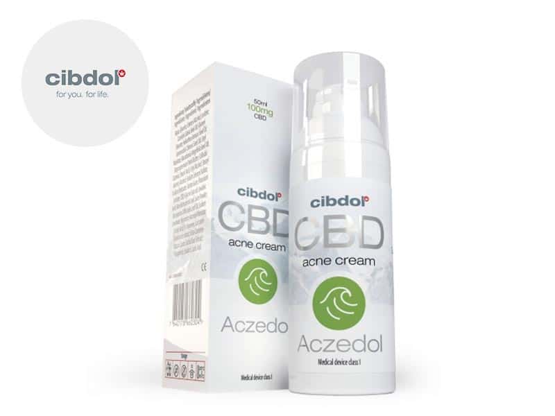 Crème contre l'acné CBD (Cibdol)
