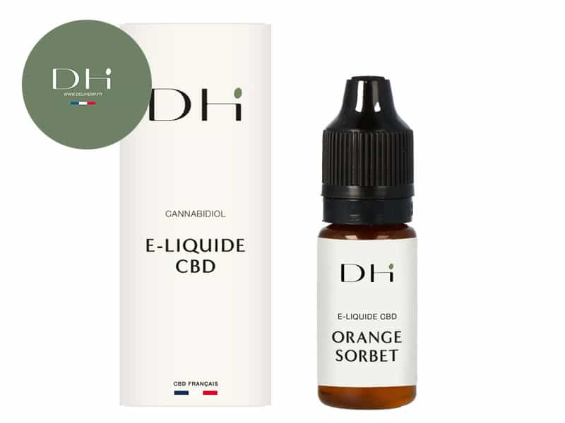 E-liquide CBD Orange Sorbet 500mg - (Deli Hemp)
