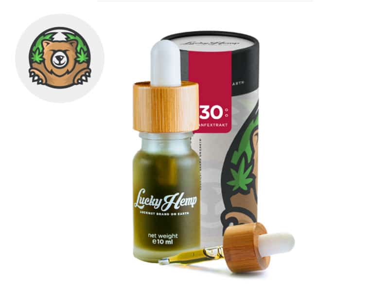 Huile CBD 30% 10ml (Lucky Hemp)