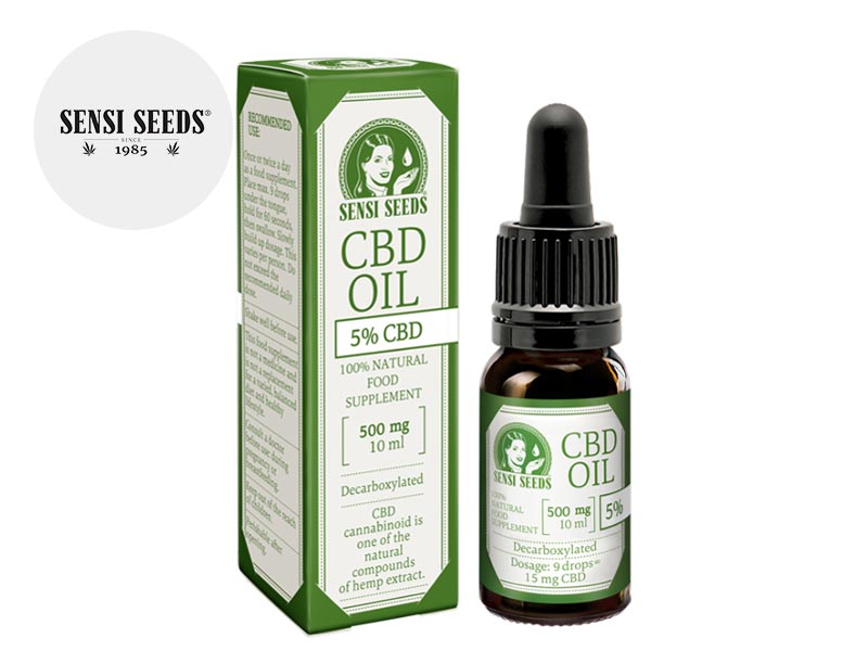 Huile CBD 5% 10ml (Sensi Seeds)