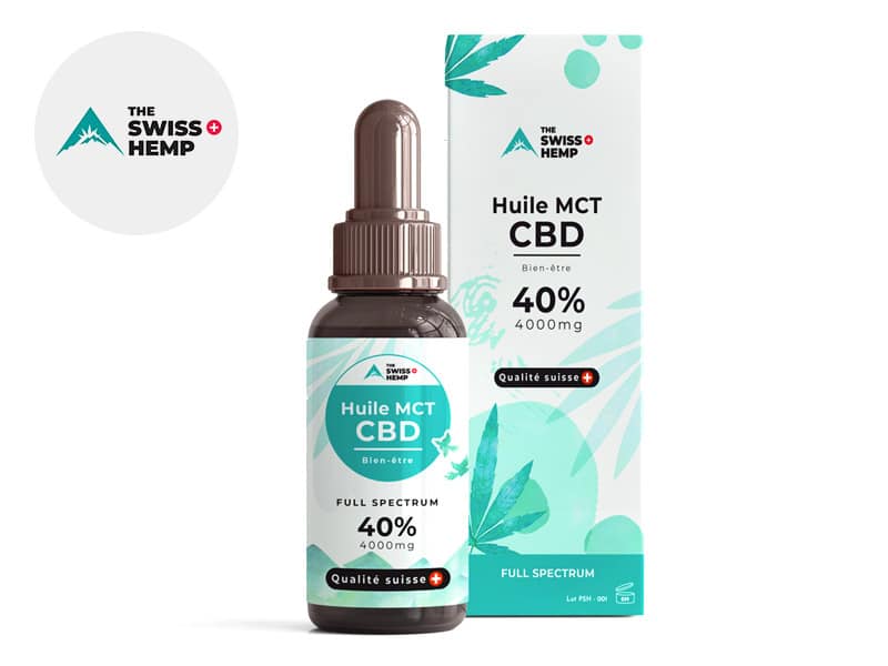 Huile CBD 40% Elite 10ml (The Swiss Hemp)