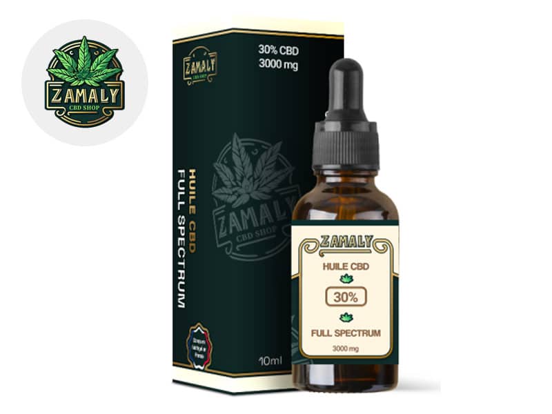 Huile CBD 30% 10ml (Zamaly)