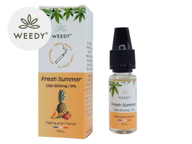 E-liquide CBD Fresh Summer 600mg - (Weedy)