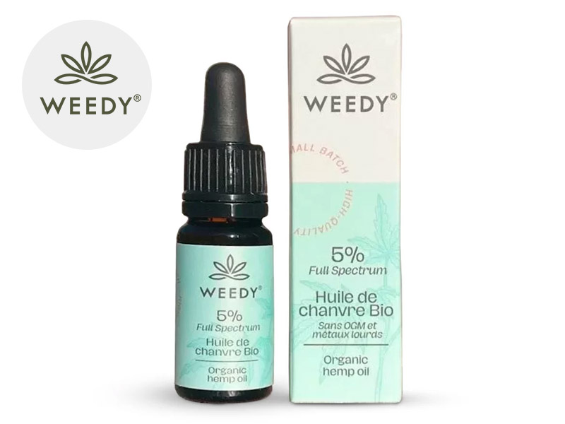 Huile CBD 5% 10ml (Weedy)