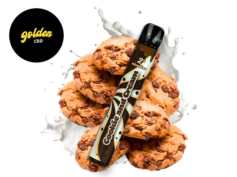 Puff Cookie and Cream nicotine (Golden CBD)