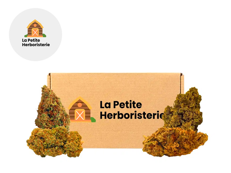 Pack 4 fleurs CBD THCV 20g (La Petite Herboristerie)