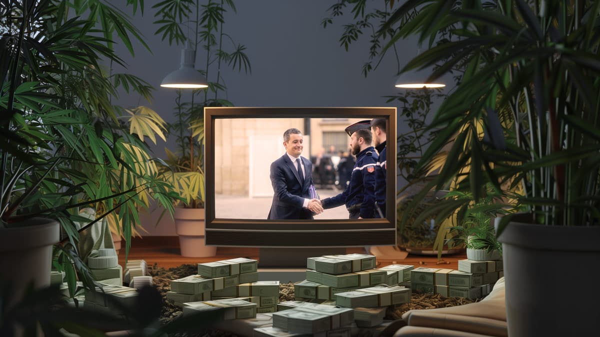 darmanin a la TV et argent liquide