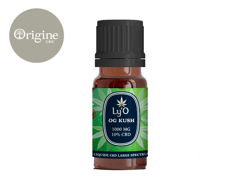 E-liquide CBD Og Kush (Sans Thc) 1000mg - (Ly'O)