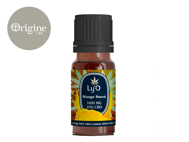 E-liquide CBD Nuage Sucré (Sans Thc) 1000mg - (Ly'O)