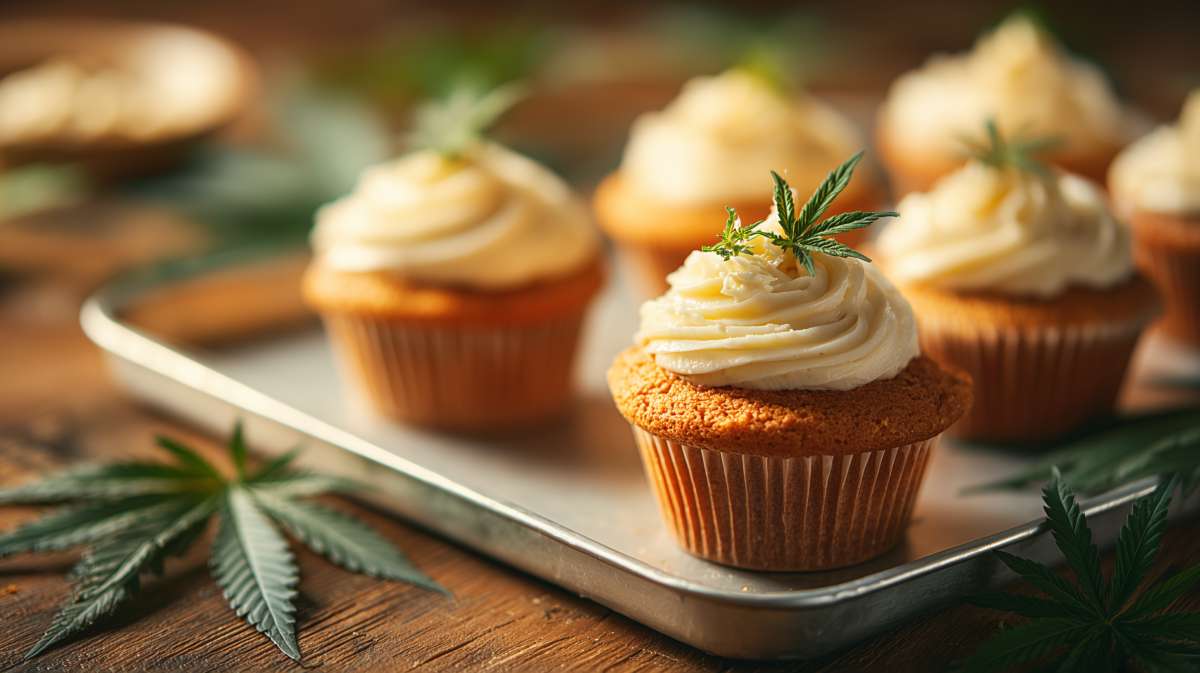 Des cupcakes au chanvre