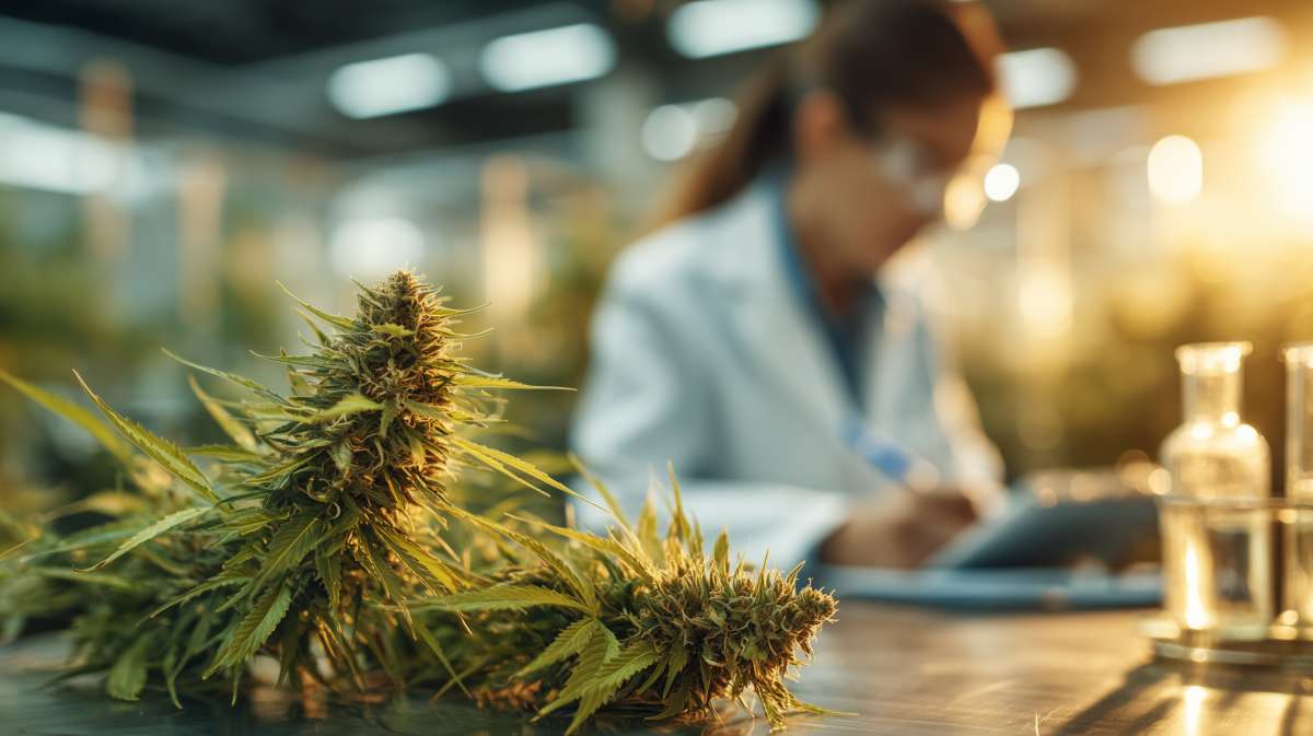 Du cannabis et une scientifique