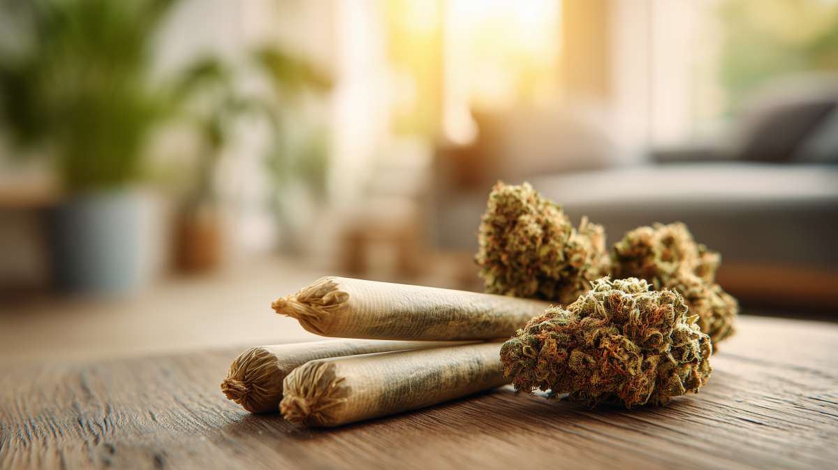 Joints et fleurs de cannabis