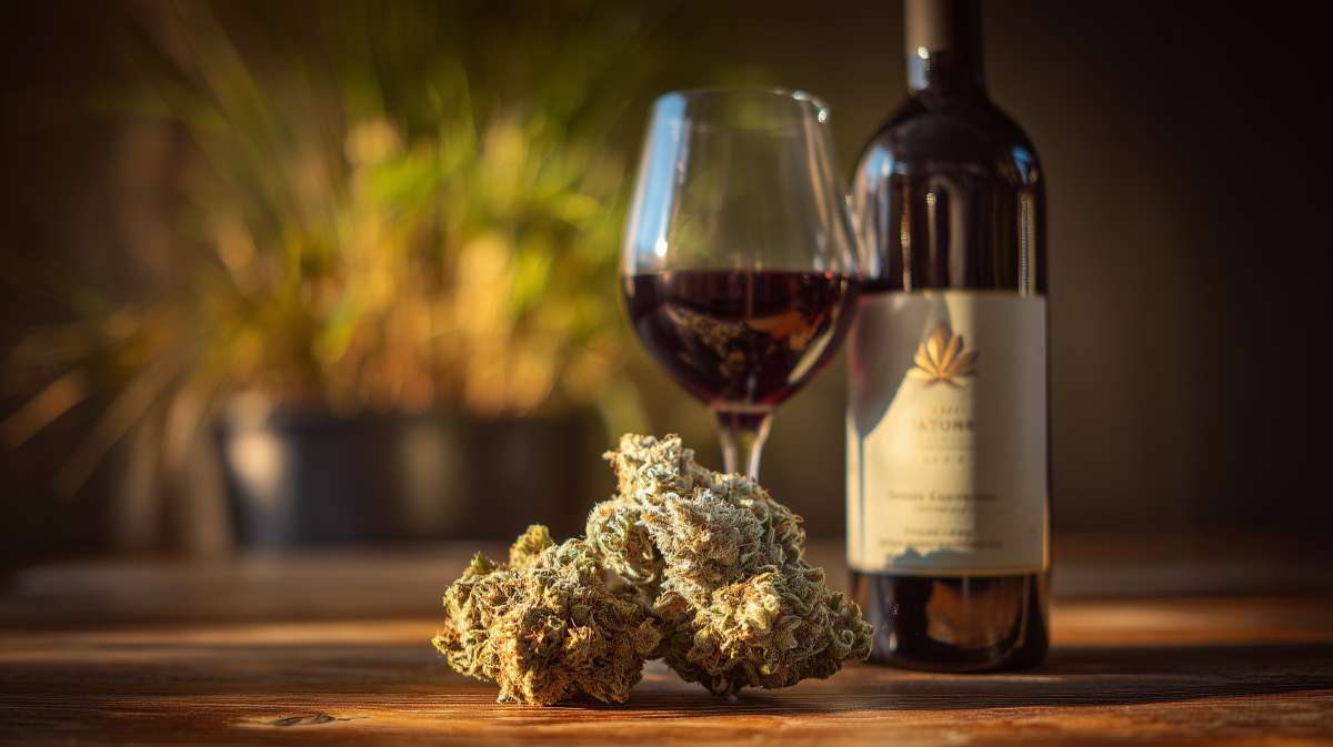 Cannabis et vin
