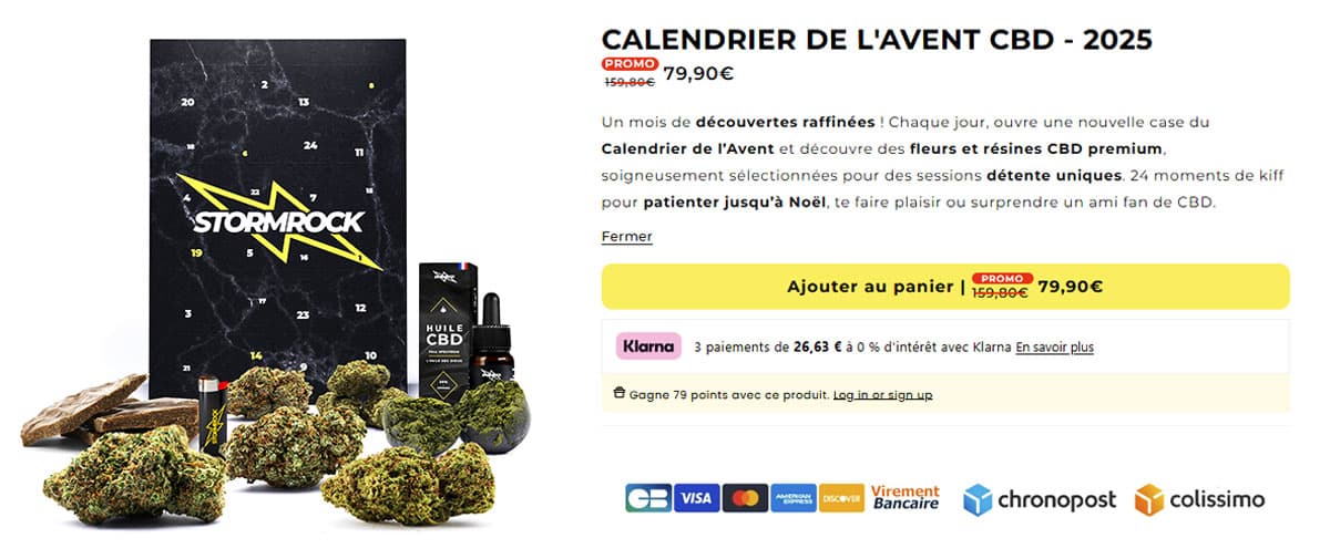 calendrier de l'avent stormrock