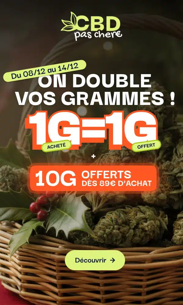 cbdpaschere on double vos grammes 1G=1G