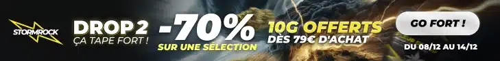 stormrock drop 2 ça tape fort