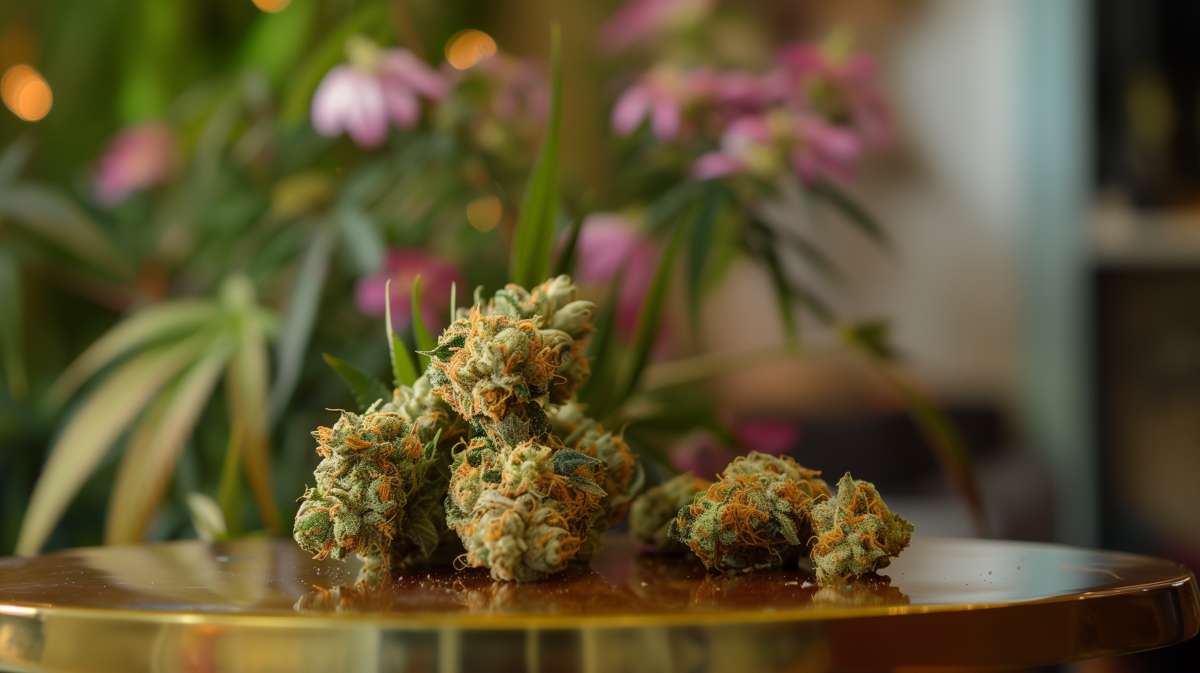 fleurs de cbd dans un magasin