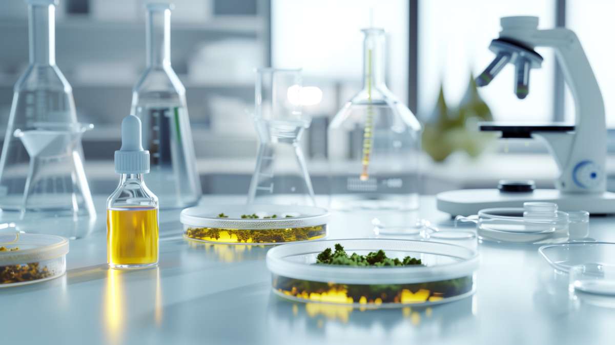 laboratoire avec cbd et propriete antifongique