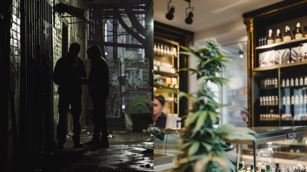 legalisation du cannabis vs prohibition du cannabis