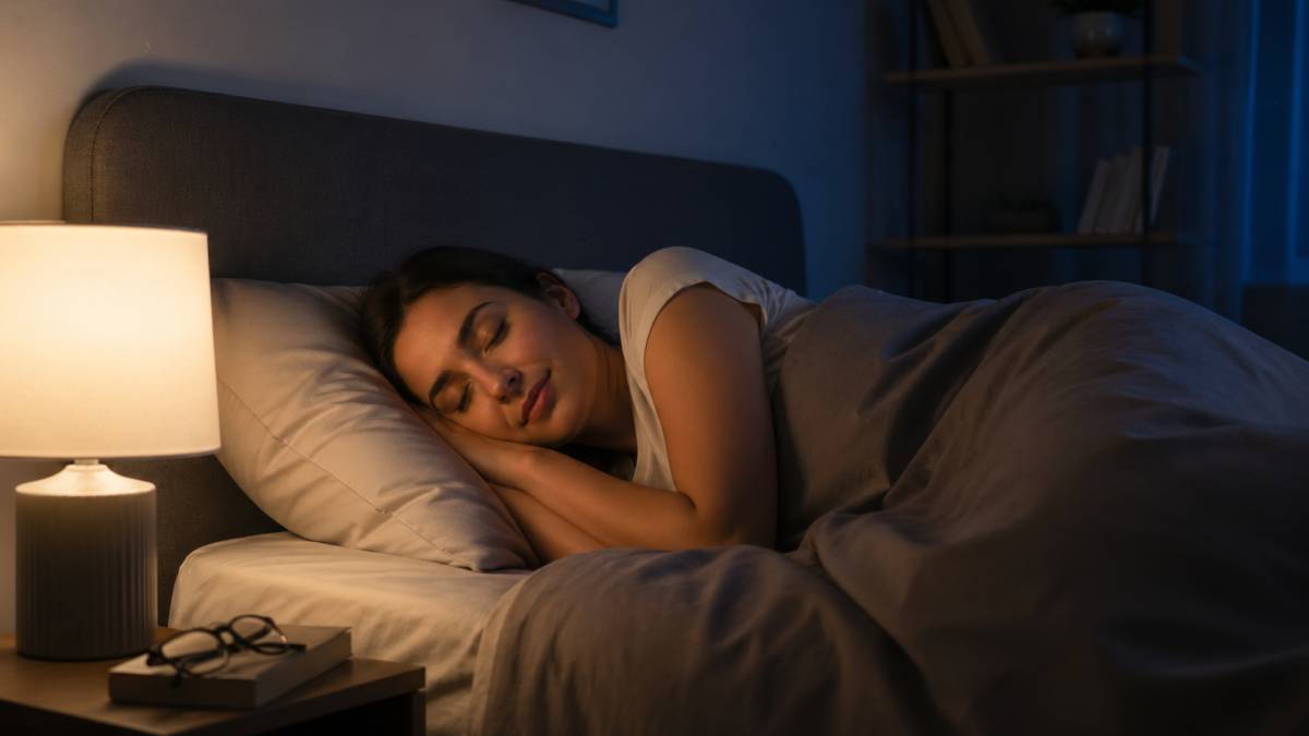 Nuit paisible dans une chambre moderne