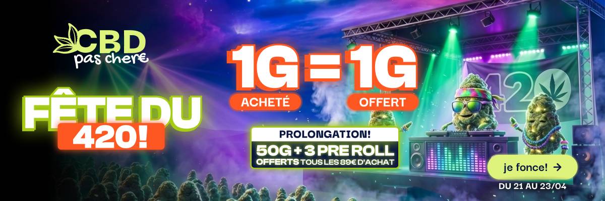 cbdpaschere Fête du 420 1G=1G