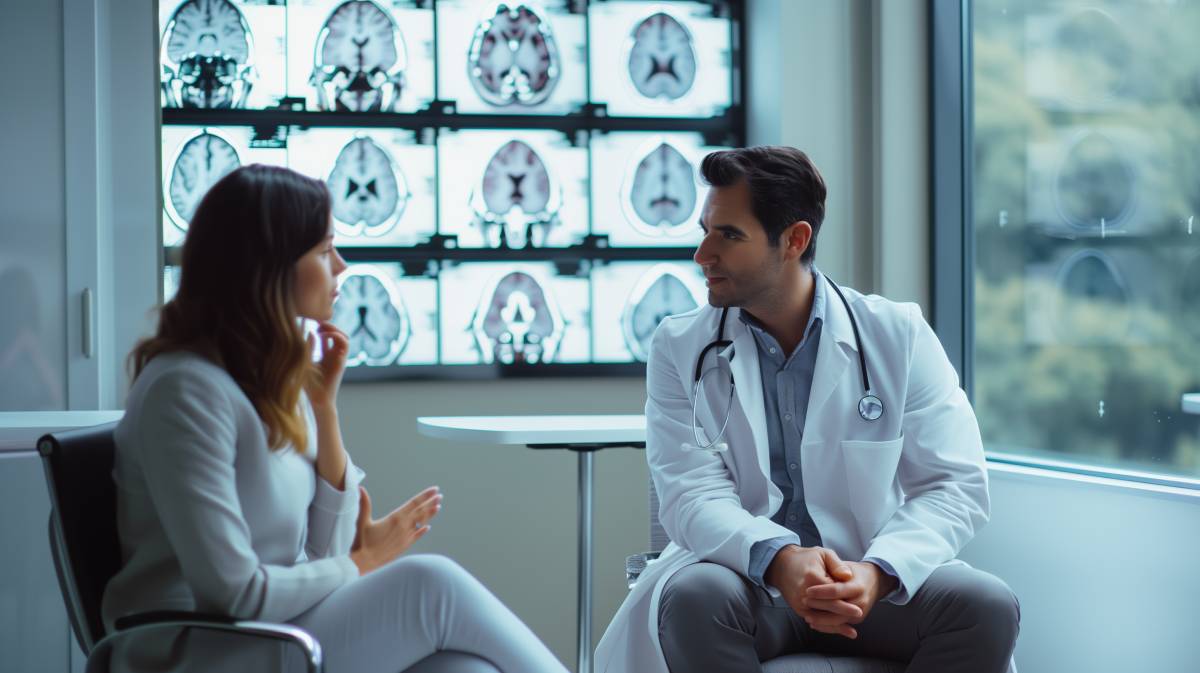 deux docteurs qui parlent de santé mentale