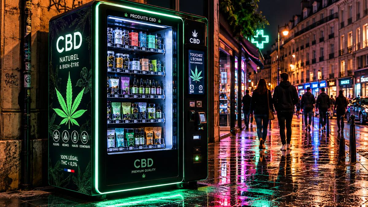 Distributeur automatique de CBD