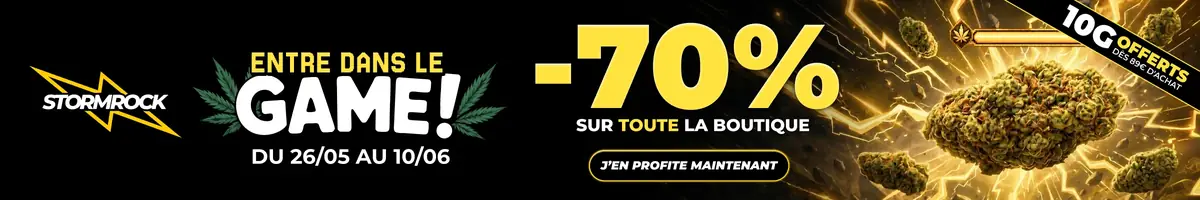 Stormrock, entre dans le game : -70 % sur toute la boutique du 26/05 au 10/06, 10 g offerts