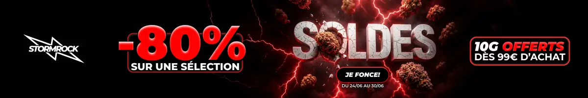 Stormrock, Soldes : -80% sur une sélection du 24/06 au 30/06, 10g offerts dès 99€ d'achat