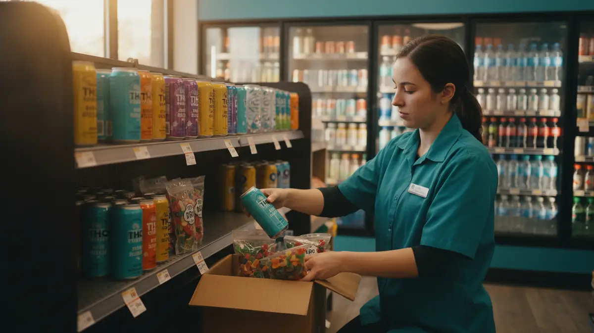 Produits au THC dérivés du chanvre retirés d'un rayon avant l'interdiction fédérale américaine