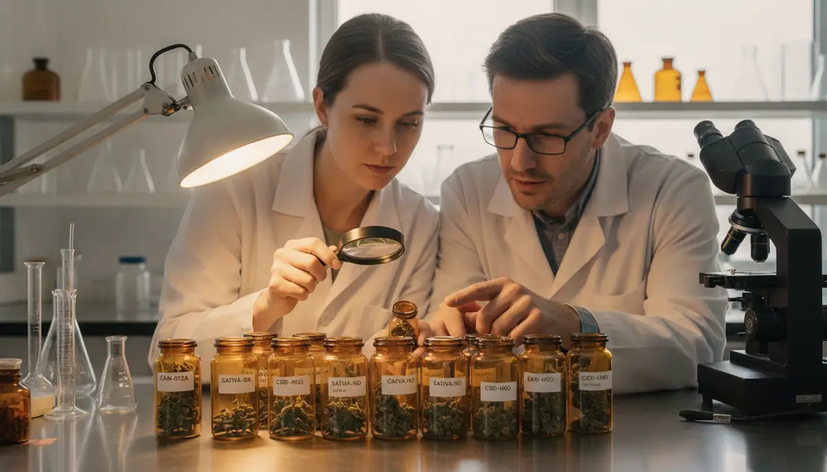 Des chercheurs analysent des échantillons de cannabis dans un laboratoire universitaire